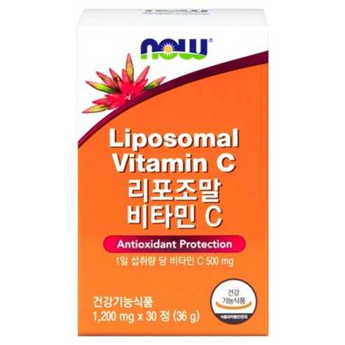 나우푸드 리포조말 비타민C 500mg 30정